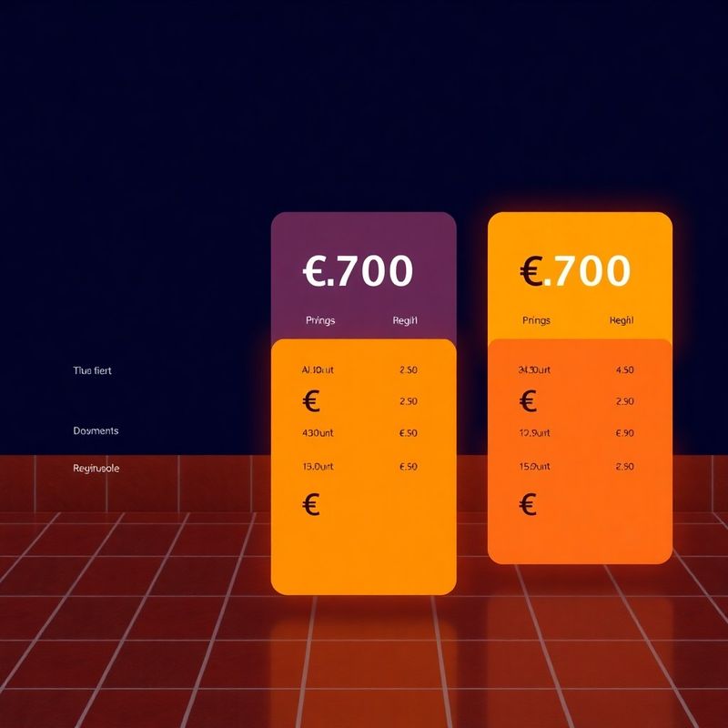 Comparativa visual de niveles de plan sobre fondo índigo oscuro